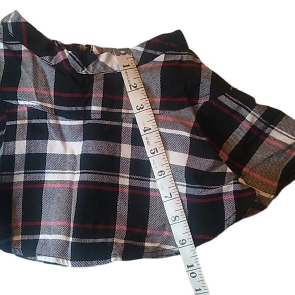 DISNEY, PLAID SKIRT, COLOR: BLACK, WHITE, RED: SIZE: 3 - Picture 9 of 9